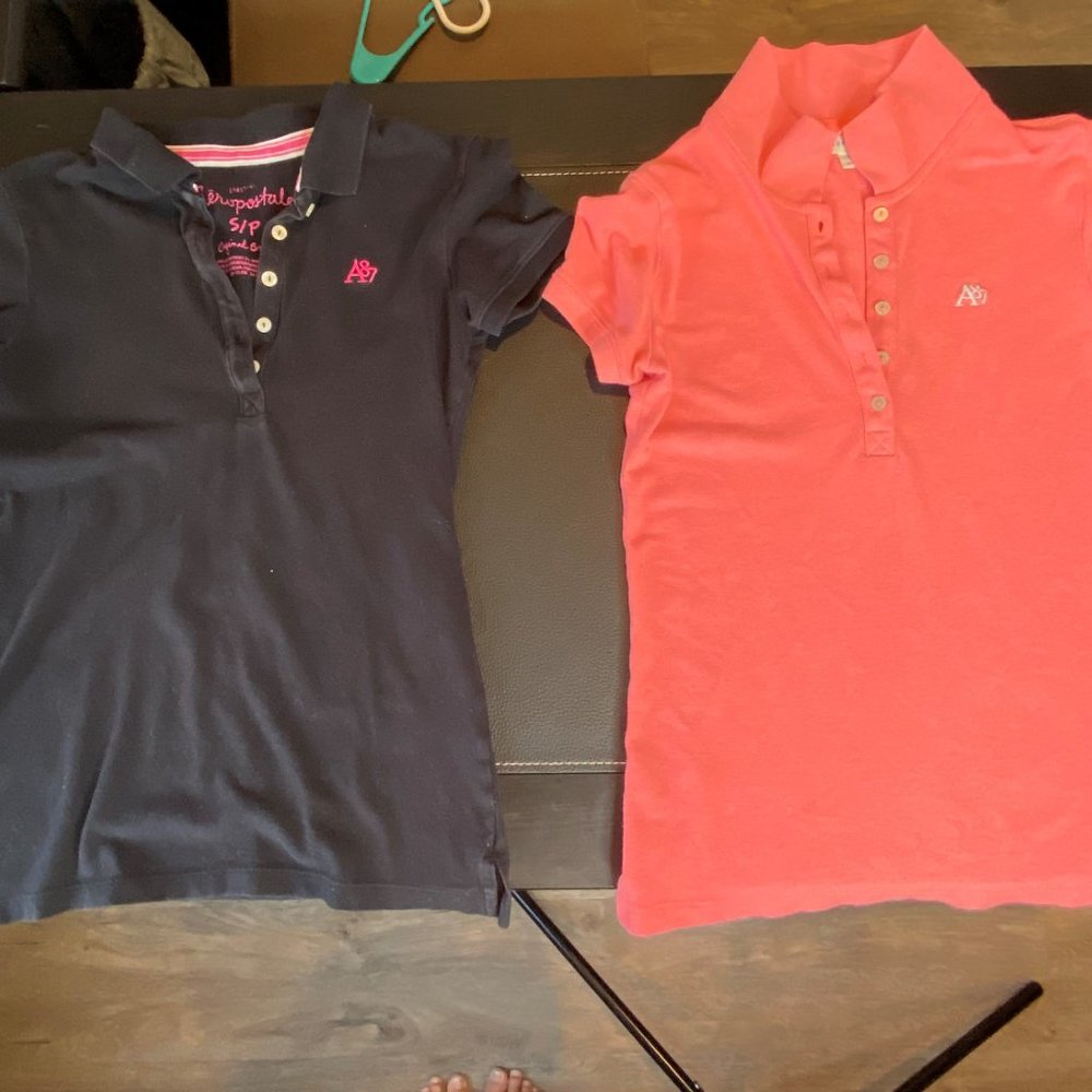 Two Aeropostale Collar Shirts Size Small